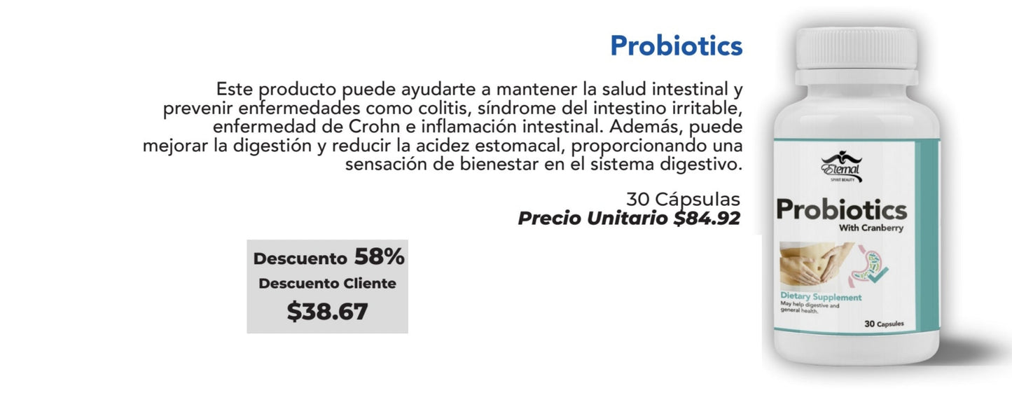 Probiotics with Cranberry