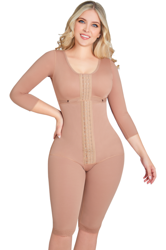 Body con sujetador y mangas 3060