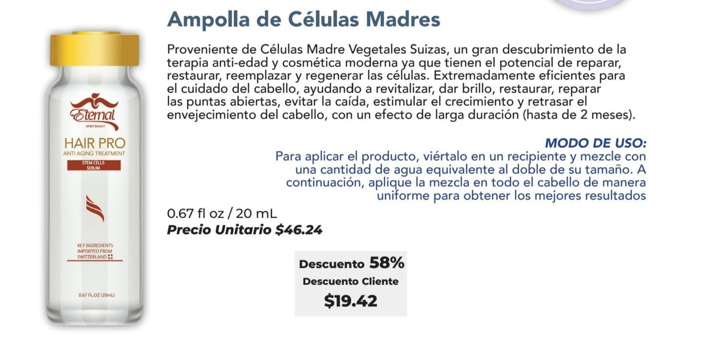 Tratamiento pro para el cabello