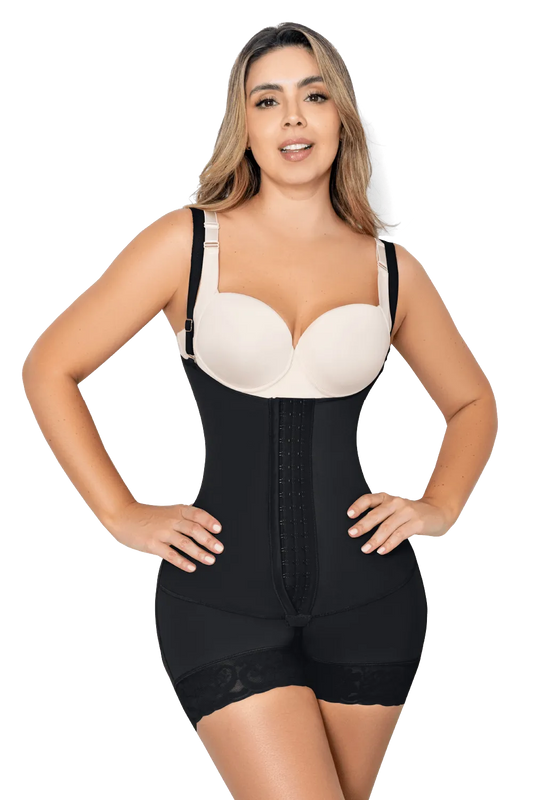 Full Back Smoothing Tummy Control Shaper with Hooks | Jackie London 1510